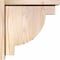 Ekena Millwork Alpine Smooth Corbel w/Backplate, Douglas Fir, 5 1/2"W x 14"D x 14"H COR06X14X14ALP01SDF - alternate 4